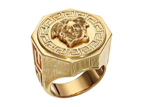 fake versace medusa ring|versace medusa ring women.